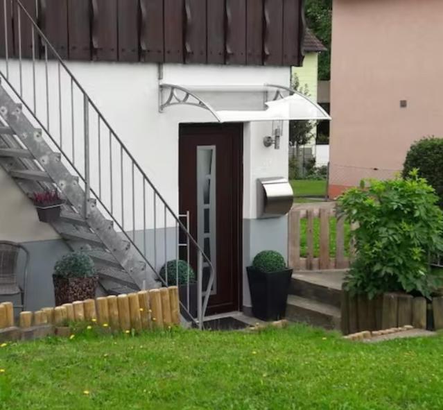 Schoene Ferienwohnung Lehrberg Esterno foto